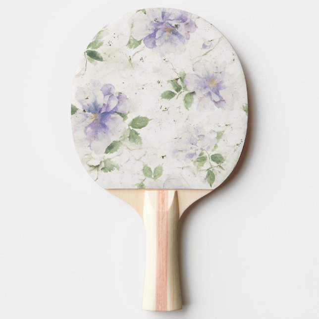 Pretty Purple Lavender Flowers Ping Pong Paddle (Front)