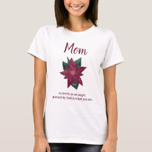 Pretty Purple Mum floral T-Shirt