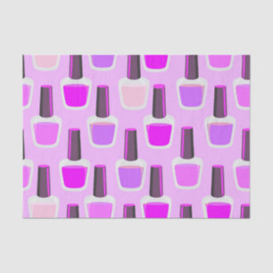 Pretty Purple Nail Polish Tissue Paper
