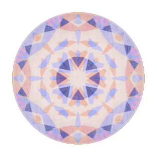 Pretty Purple Peach Summer Star Dopamine Decor Cutting Board