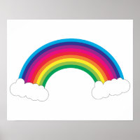 Pretty Rainbow and Clouds