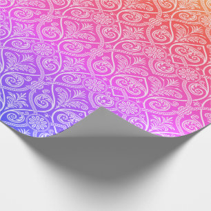 Pretty Rainbow Pattern Modern Wrapping Paper