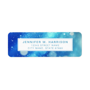 Pretty Rainbow Return Address Labels