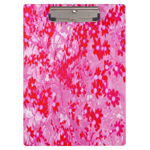 Pretty Red Flowers Clipboard