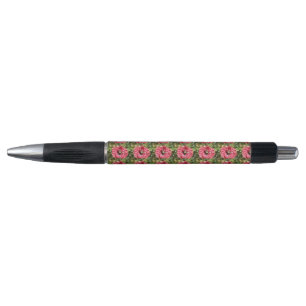 Pretty Red Poppy Flower Macro Pen