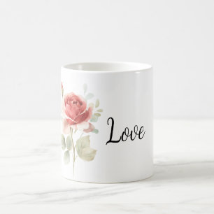 Pretty Red Rose Coffee Mug
