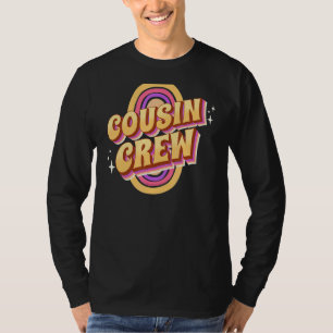 Pretty Retro Cousin Crew Double Rainbow Cousin Cre T-Shirt