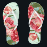 Pretty Retro Flower Fashion Chintz Peony n Bird Jandals<br><div class="desc">Matching fashion accessories make a perfect gift for a Couple's Shower or Bridal Shower Party Present for the bride that is using this as her invitation suite. Modern, pretty retro flower stylised peonies in bright fresh colours especially perfect for Spring or Summer weddings. This Wedding Invitation Set or Collection is...</div>