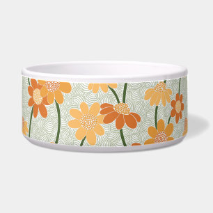 Pretty retro muted 1970s flowers