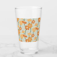 Pretty retro muted 1970s flowers