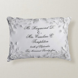 Pretty Ring Bearer Wedding Pillow