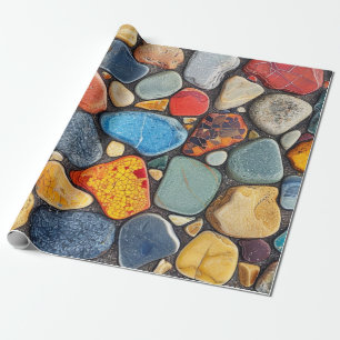 Pretty Rocks Wrapping Paper