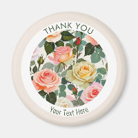 Pretty Roses Botanical Flower Blooms Thank You