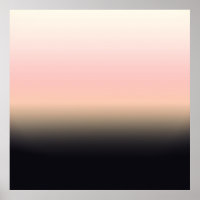 Pretty Rusted Black to Pink Gradient Ombre