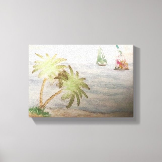 Pretty Sails Canvas Print (Front)