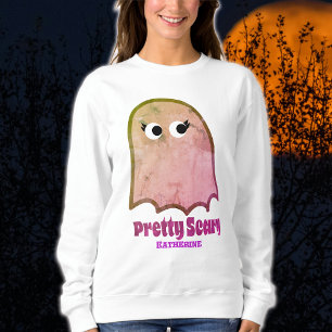 Pretty Scary Cute Funny Halloween Sweatshirt
