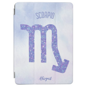 Pretty Scorpio Astrology Sign Personalised Purple iPad Air Cover