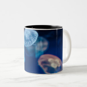 Pretty Sea Life Two-Tone Coffee Mug