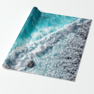 Pretty Sea Waves Best gift for nature lovers Wrapping Paper
