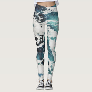 Pretty Sea Waves Leggings