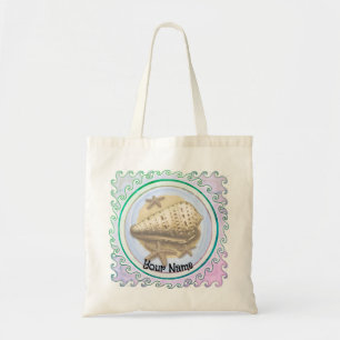 Pretty seashell tote bag