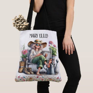 Pretty Senior Lady - See Back! Tote Bag