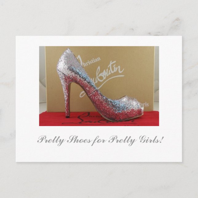 Pretty Shoes for Pretty Girls! Postcard (Front)