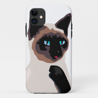 pretty siamese kitty cat Case-Mate iPhone case