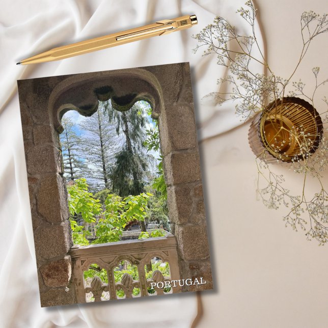 Pretty Sintra Castle, Portugal Photography, Travel Holiday Postcard (Creator Uploaded)