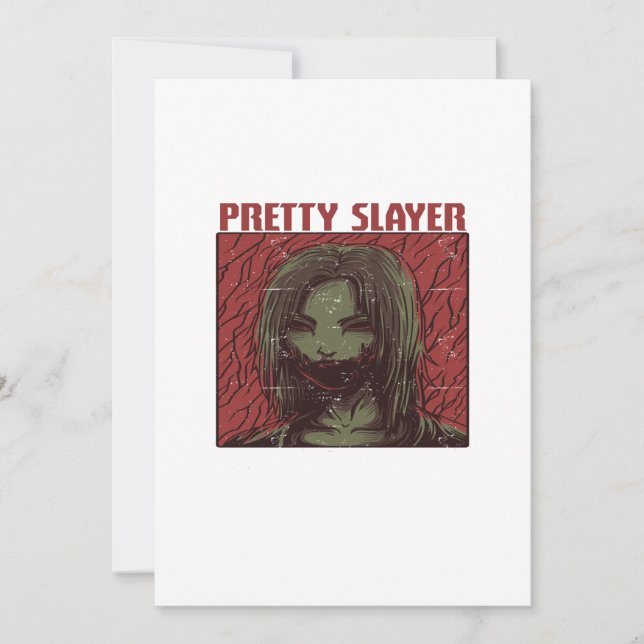 PRETTY SLAYER INVITATION (Front)