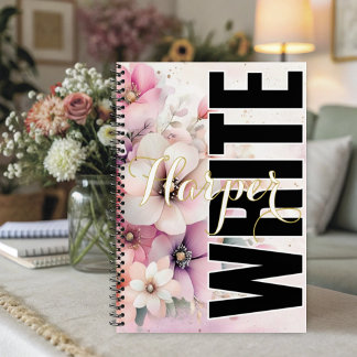 Pretty Soft Blush Florals Notebook