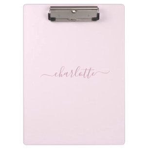 Pretty Soft Pink and Blush Clipboard