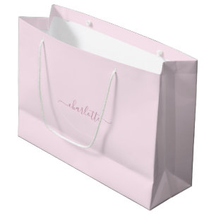 Pretty Soft Pink and Blush Large Gift Bag