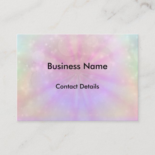 Pretty Sparkle appointment Card (Front)