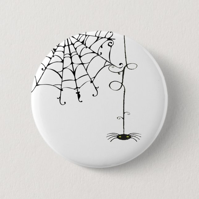 PRETTY spiderweb 6 Cm Round Badge (Front)