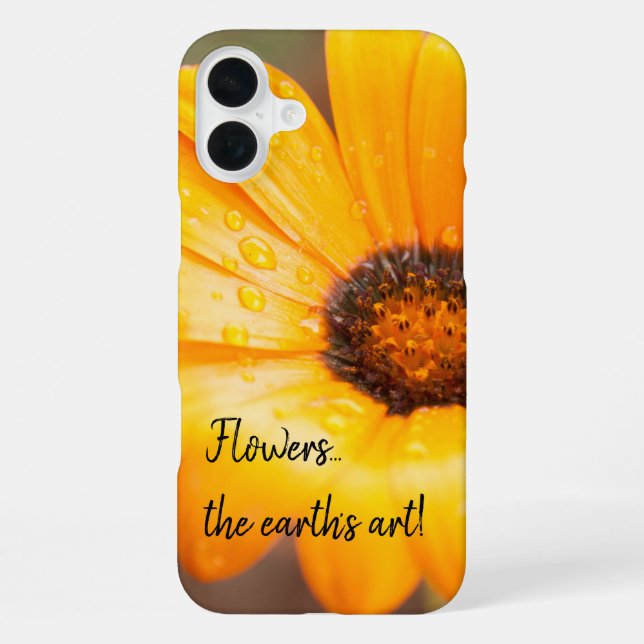 Pretty Spring Flash Daisy Photograph Custom iPhone Case (Back)