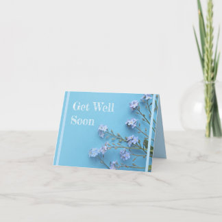Pretty Spring Forget-me-not flowers Card