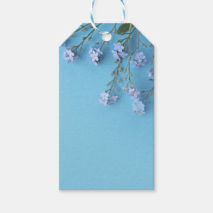 Pretty Spring Forget-me-not flowers Gift Tags