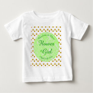 Pretty Spring Wedding Apple blossom and Apples Baby T-Shirt