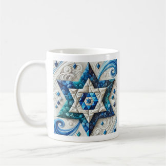 Pretty Star of David Mug