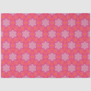Pretty Stars Rosy Pink and Orange Tissue Paper