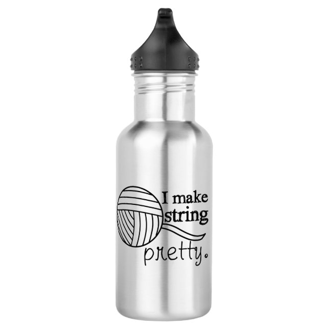 Pretty String/Yarn Custom Colour Light 532 Ml Water Bottle (Right)