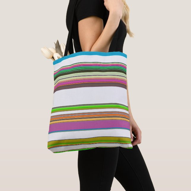 PRETTY STRIPES TOTE BAG (Close Up)