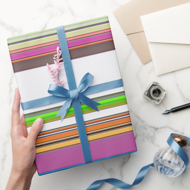 PRETTY STRIPES WRAPPING PAPER (Gifting)