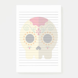 Pretty Sugar Skull Post-It Notes