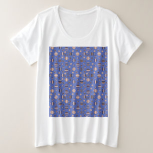 Pretty Summer Pattern Plus Size T-Shirt