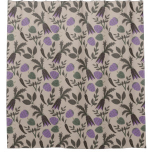Pretty Summer Pattern Shower Curtain