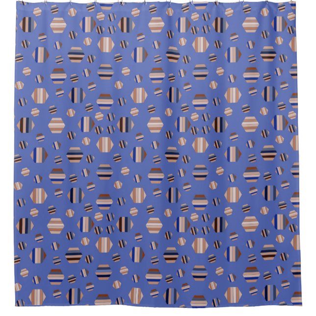 Pretty Summer Pattern Shower Curtain (Front)