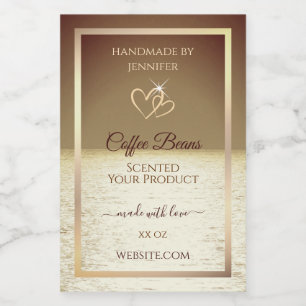 Pretty Sun over the Ocean Design Product Labels