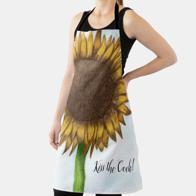 Pretty Sunflower Apron (Insitu)